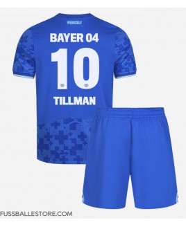 Günstige Bayer Leverkusen Malik Tillman #10 3rd trikot Kinder 2025-26 Kurzarm (+ Kurze Hosen)